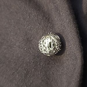 Silver w/ purple stones Forever Queen February Charm